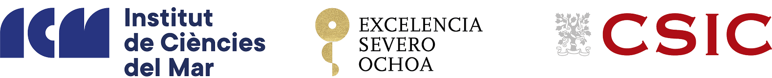 Logo ICM, Severo Ochoa y CSIC